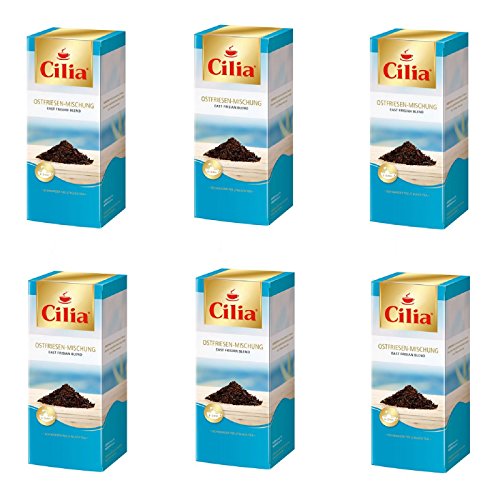 Melitta Cilia Tee Ostfriesen-Mischung 6 Packungen je 25 x 1,75g Teebeutel