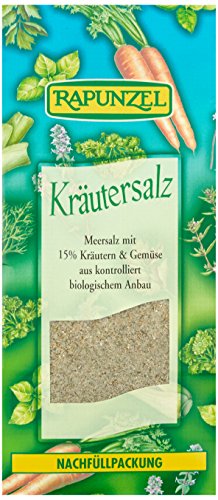 Rapunzel Kräutersalz mit 15% Kräutern und Gemüse, 1er Pack (1 x 500 g) - Bio
