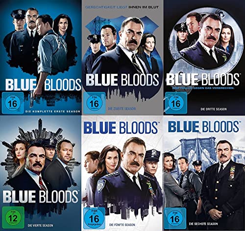 Blue Bloods - Die kompletten Staffeln 1+2+3+4+5+6 im Set - Deutsche Originalware [36 DVDs]