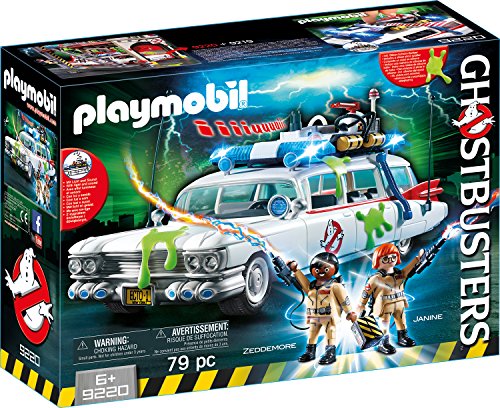 Playmobil Ghostbusters 9220 Ecto-1 mit Licht- und Soundeffekten, Ab 6 Jahren