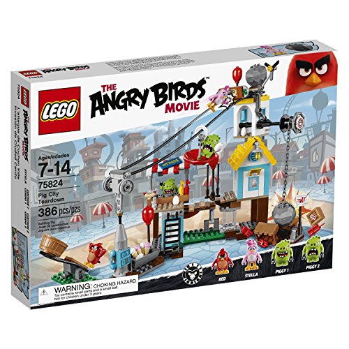 Lego – 75824 – The Angry Birds Movie Set, Zerstörung der Stadt der Schweine