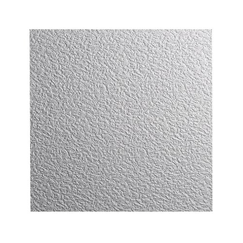 DECOSA Deckenplatten AP 103 (GENT) - 80 Platten = 20 m2 - Edle Deckenpaneele weiß in Putz Optik - Dekor Paneele 50 x 50 cm aus Styropor - Decken Styroporpaneele