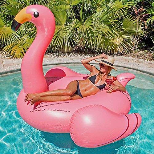 Gcxzb Schwimmreifen Aufblasbare Pool Spielzeug rosa Flamingo Montage Erwachsene Wasser Spielzeug schwimmbett Sofa Strand seeside Pool schwimmende Reihe schwimmring aufblasbare Lounge Stuhl