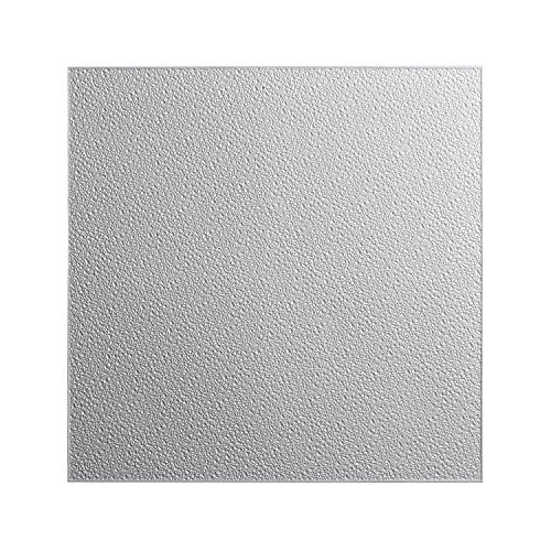 DECOSA Deckenplatten TURIN - 80 Platten = 20 m2 - Edle Deckenpaneele weiß in Putz Optik - Dekor Paneele 50 x 50 cm aus Styropor - Decken Styroporpaneele